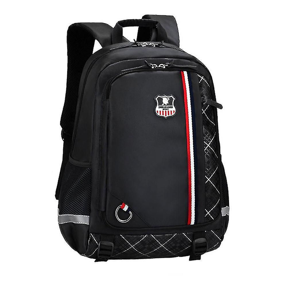 Foto 2 pulgar | Mochila Escolar Impermeable Para Niños Huoguo Negra - Venta Internacional.