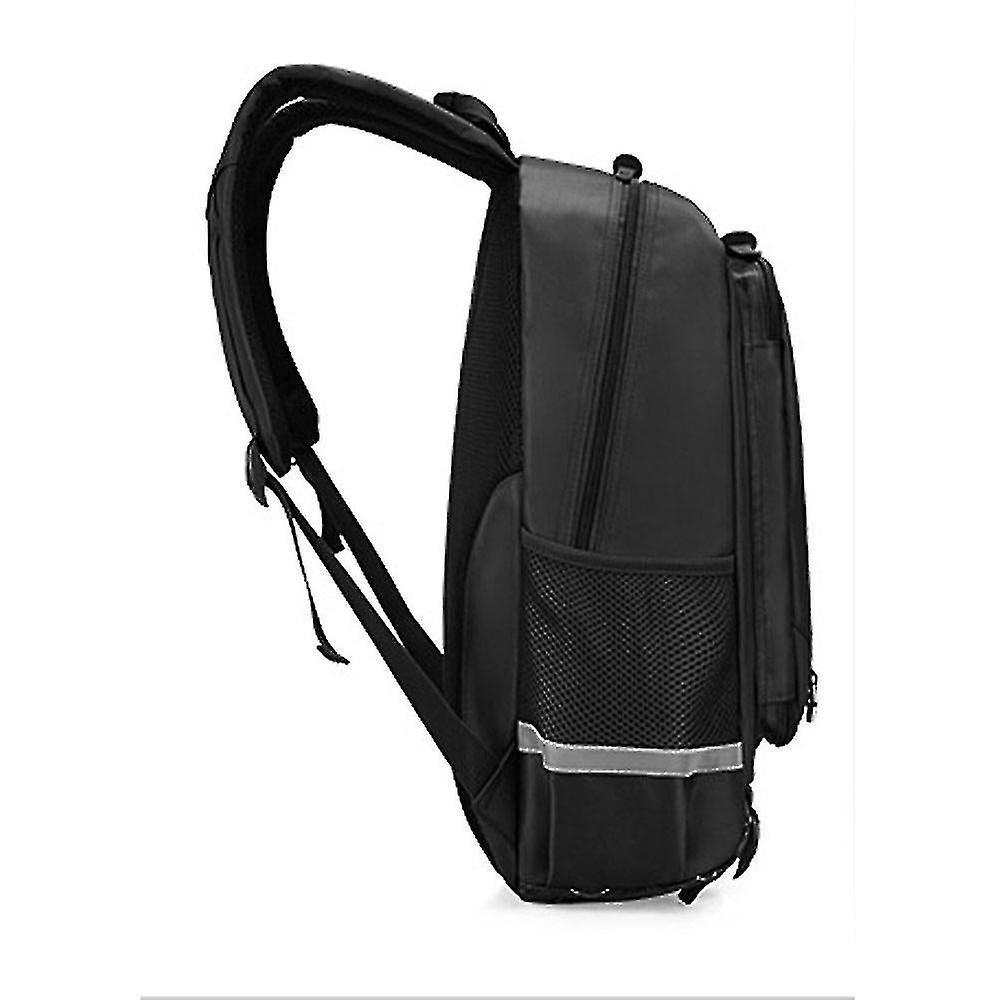 Foto 4 pulgar | Mochila Escolar Impermeable Para Niños Huoguo Negra - Venta Internacional.