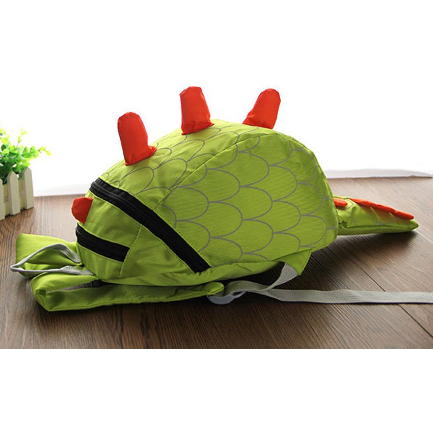 Foto 3 pulgar | Mochila Dinosaur Para Niños, Tela Vaquera De Poliéster Verde, 20l - Venta Internacional.