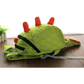 Foto 2 | Mochila Dinosaur Para Niños, Tela Vaquera De Poliéster Verde, 20l - Venta Internacional.