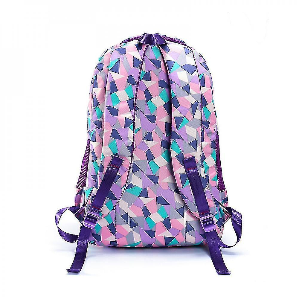 Foto 5 pulgar | Mochila Huoguo Púrpura De Tela Oxford Impermeable Para Niños/niñas - Venta Internacional.