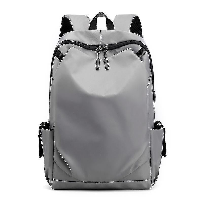 Foto 1 | Mochila Huoguo Gris Claro Para Hombre En Poliamida Y Nylon - Venta Internacional.