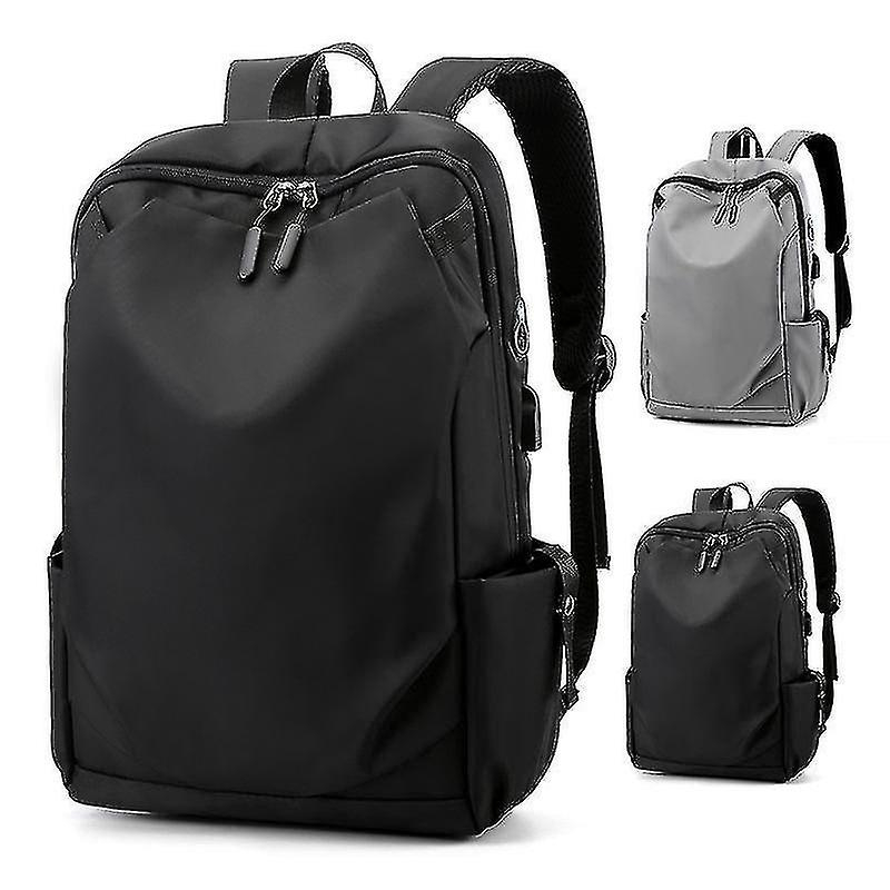 Foto 3 pulgar | Mochila Huoguo Gris Claro Para Hombre En Poliamida Y Nylon - Venta Internacional.