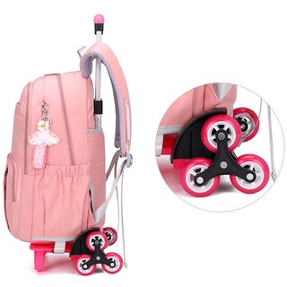 Foto 2 | Mochila Escolar Sanlin Beans High School Trolley, Negra - Venta Internacional.