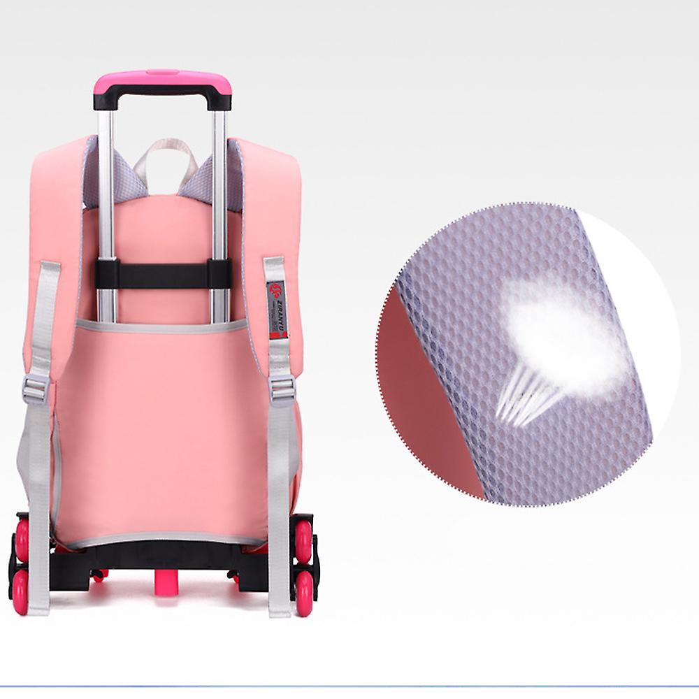 Foto 4 pulgar | Mochila Escolar Sanlin Beans High School Trolley, Negra - Venta Internacional.