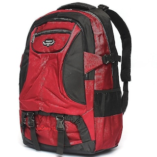 Foto 1 | Mochila Huoguo Impermeable De Gran Capacidad Para Negocios Roja - Venta Internacional.