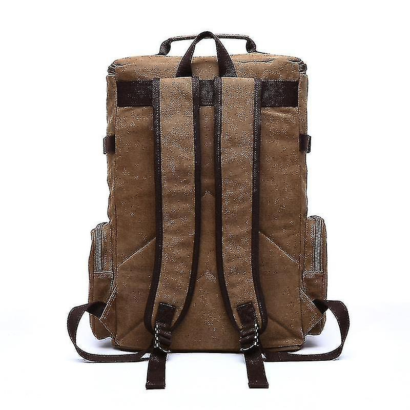 Foto 4 pulgar | Mochila Huoguo De Lona Con Hombros, Casual, Verde Militar, 46x30x - Venta Internacional.