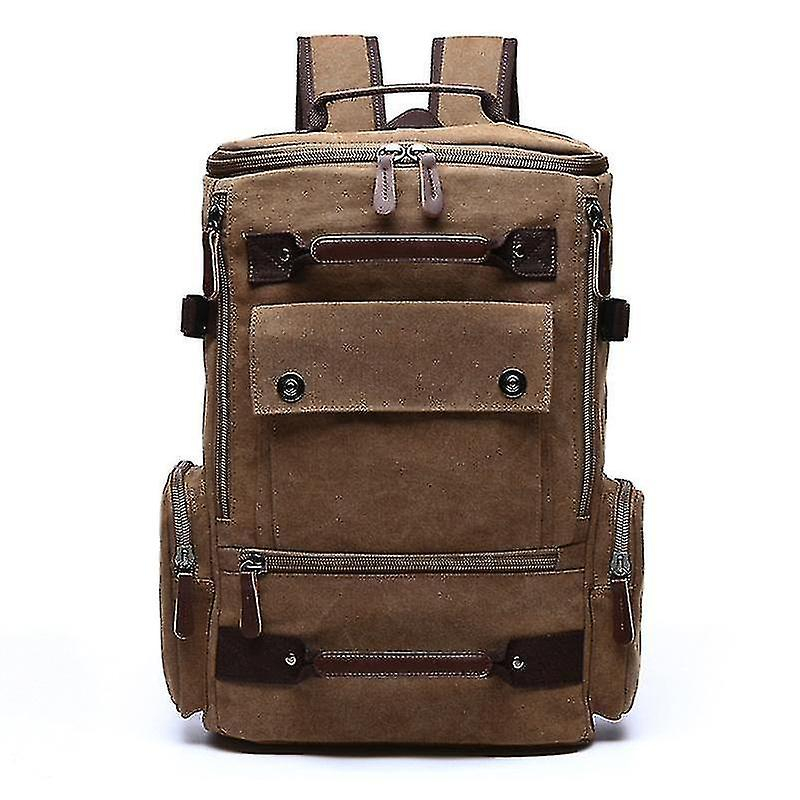 Foto 5 pulgar | Mochila Huoguo De Lona Con Hombros, Casual, Verde Militar, 46x30x - Venta Internacional.