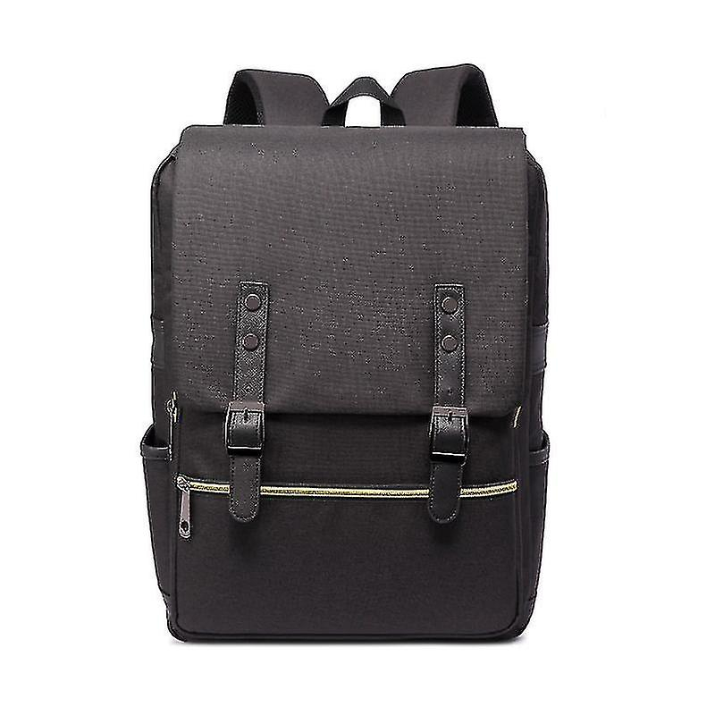 Foto 1 | Mochila Huoguo Con Detalles De Piel Sintética Y Color Dorado - Venta Internacional.