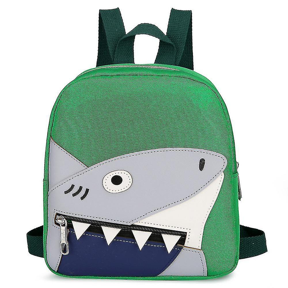 Foto 2 pulgar | Mochila Huoguo Cute Shark, Mochila Escolar Para Jardín De Infantes, Verde - Venta Internacional.