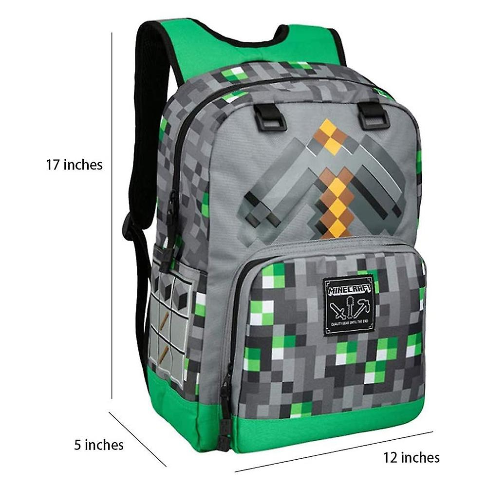 Foto 5 pulgar | Mochila Escolar De Minecraft Anime Para Niños De Primaria - Venta Internacional.