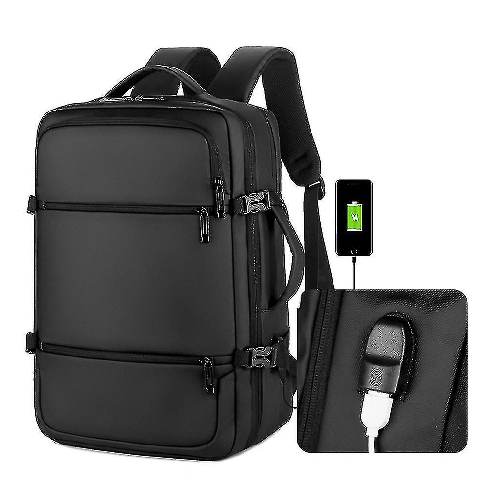 Foto 5 pulgar | Mochila Huoguo Business Commuter Impermeable 15.6 Pulgadas Negra - Venta Internacional.
