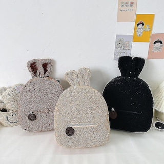 Foto 1 | Mochila Huoguo Bear Fleece Khaki Para Niños Y Mujeres - Venta Internacional.