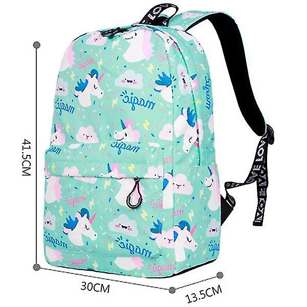 Foto 3 pulgar | Mochila Huoguo, Bonito Y Ligero Unicornio Para Niñas Adolescentes - Venta Internacional.