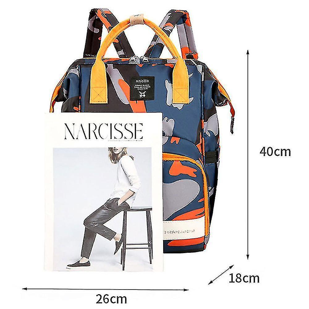 Foto 6 pulgar | Mochila Huoguo Multifuncional De Gran Capacidad Mommy 40x26x1 - Venta Internacional.