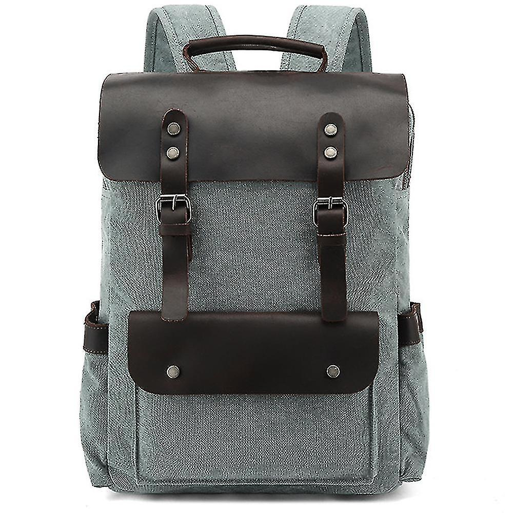 Foto 2 pulgar | Mochila Huoguo Leisure Travel De Lona Impermeable Y Piel - Venta Internacional.