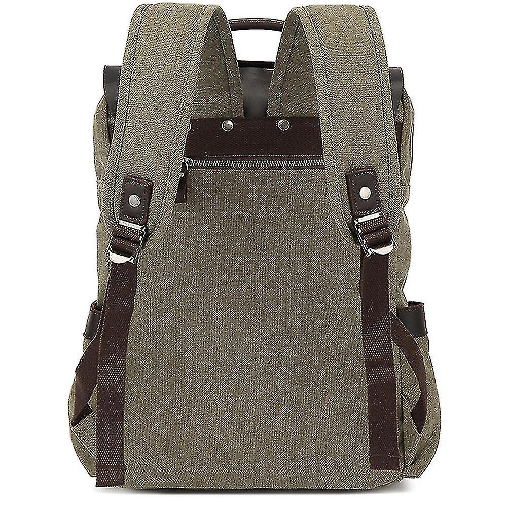 Foto 3 pulgar | Mochila Huoguo Leisure Travel De Lona Impermeable Y Piel - Venta Internacional.