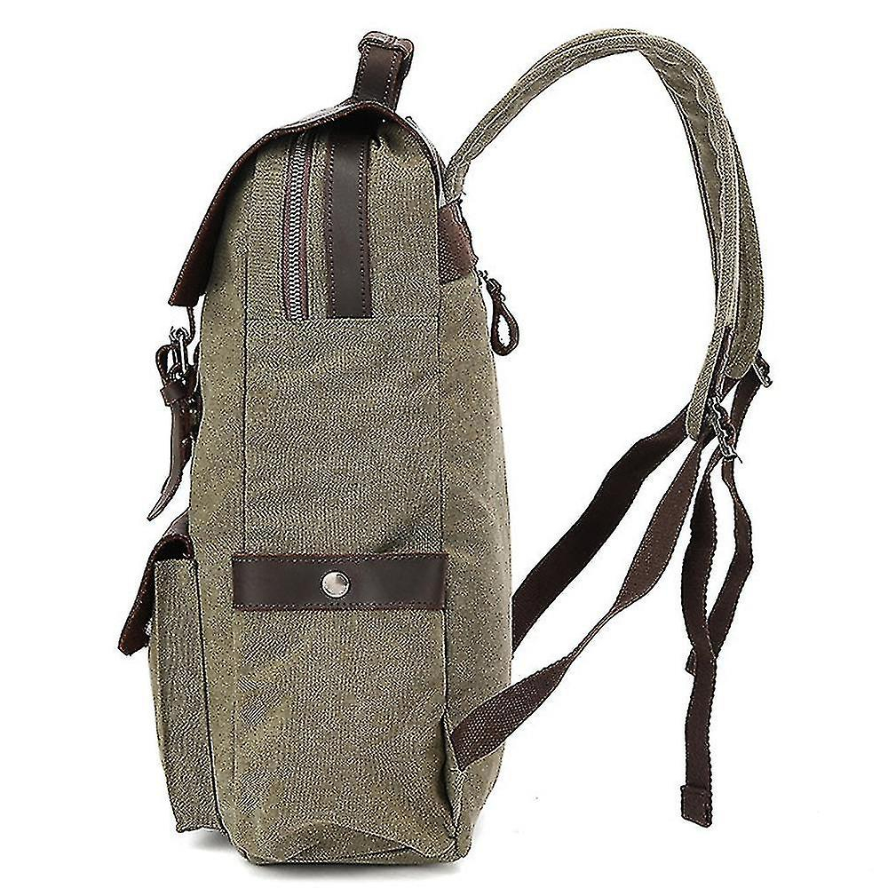 Foto 5 pulgar | Mochila Huoguo Leisure Travel De Lona Impermeable Y Piel - Venta Internacional.