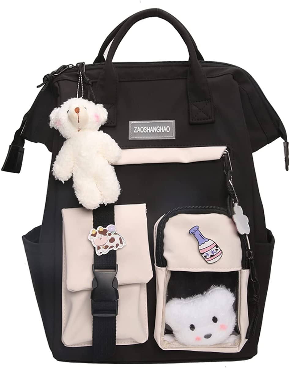 Foto 2 pulgar | Mochila Huoguo Kawaii Con Alfiler Y Accesorios Para La Escuela - Venta Internacional.