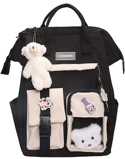 Foto 1 | Mochila Huoguo Kawaii Con Alfiler Y Accesorios Para La Escuela - Venta Internacional.