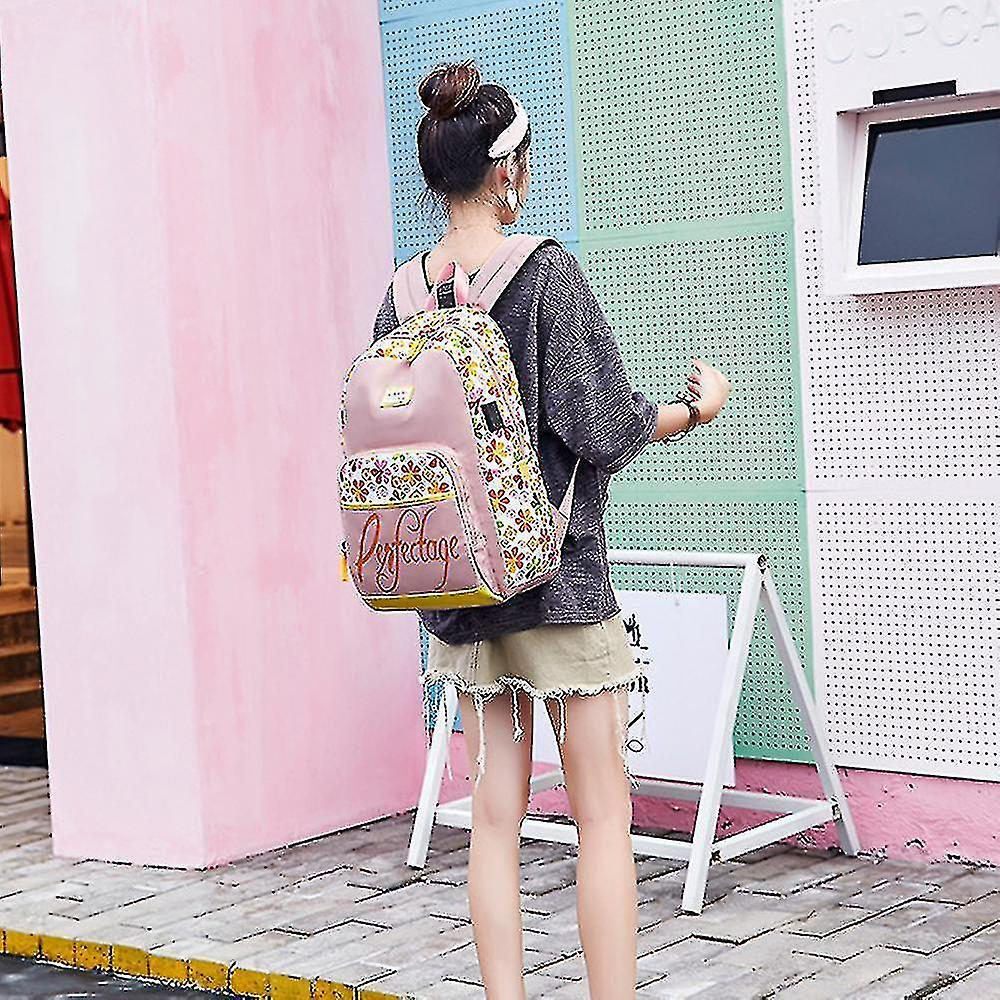 Foto 5 pulgar | Mochila Huoguo De Impresión Impermeable De Gran Capacidad 30x13x43c - Venta Internacional.