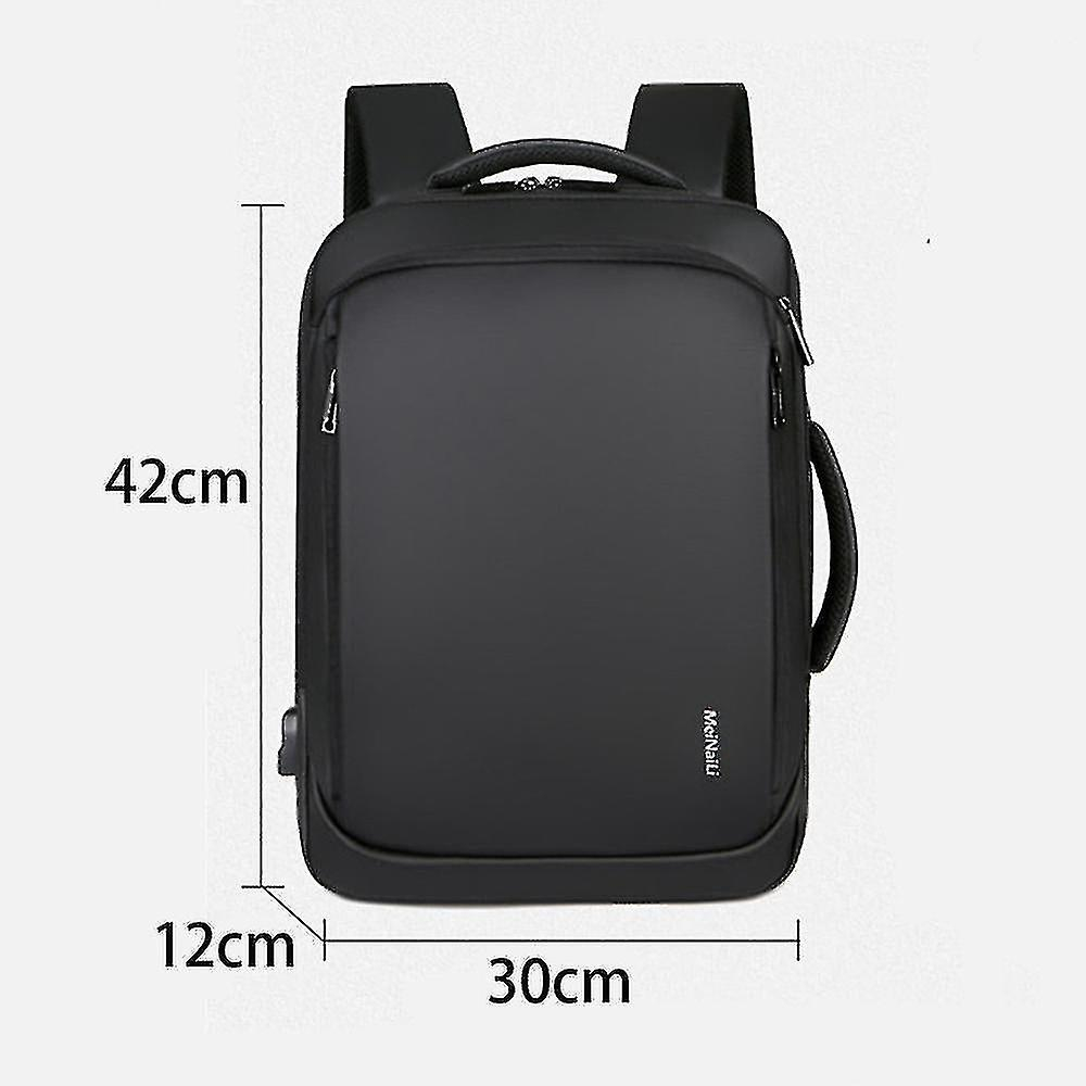 Foto 6 pulgar | Mochila Huoguo Casual Para Hombre Con Carga Usb, Viaje, Impermeable - Venta Internacional.