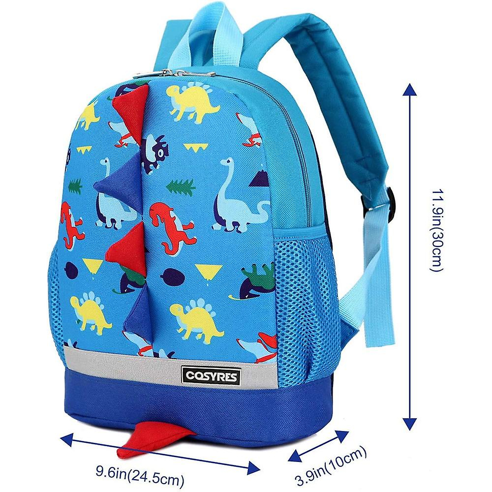 Foto 4 | Mochila Sanlin Beans Dinosaur Preschool Blue Para 2 A 5 Años - Venta Internacional.