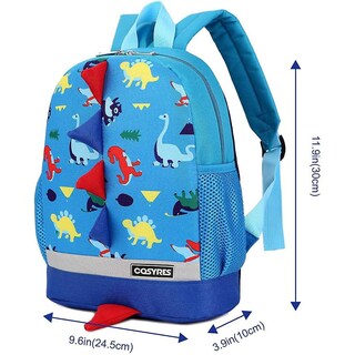 Foto 4 | Mochila Sanlin Beans Dinosaur Preschool Blue Para 2 A 5 Años - Venta Internacional.