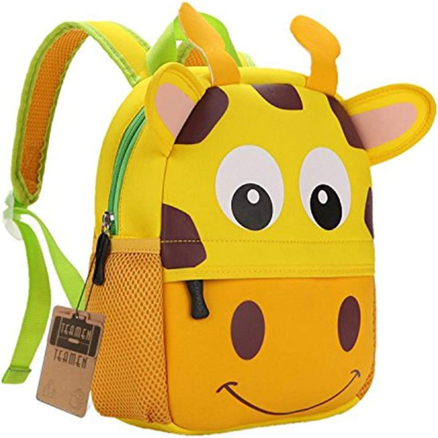 Foto 2 pulgar | Mochila Huoguo, Mochila Escolar Para Niños Pequeños De 2 A 8 Años, Jirafa - Venta Internacional.