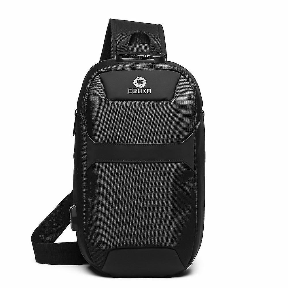 Bolso De Pecho Huoguo Portátil Impermeable Antirrobo Usb Para Hombre - Venta Internacional.