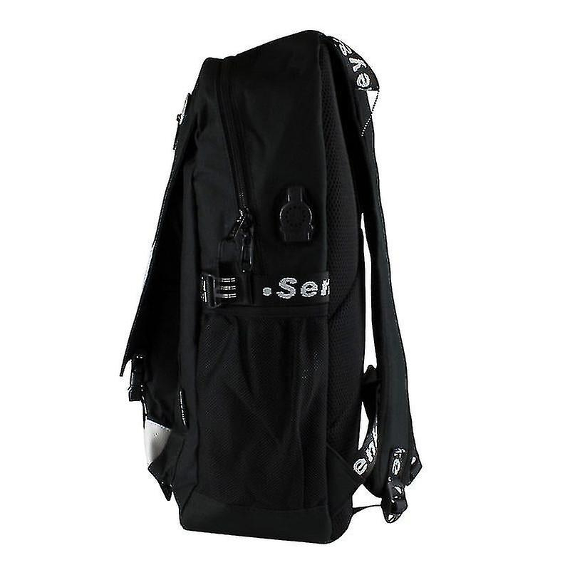 Foto 3 | Mochila Luminosa Para Portátil Con Código De Bloqueo Y Puerto Usb Ghastly - Venta Internacional.