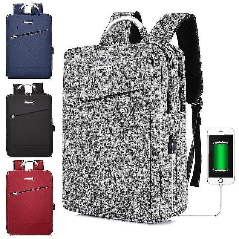 Foto 3 pulgar | Mochila Huoguo, Gris, 38 Cm, Duradera, Poliamidas Y Nailon - Venta Internacional.