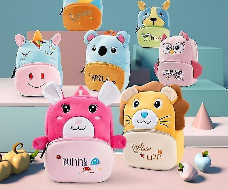 Foto 3 pulgar | Mochila Huoguo Soft Plush 3d Para Niños De Jardín De Infantes - Venta Internacional.
