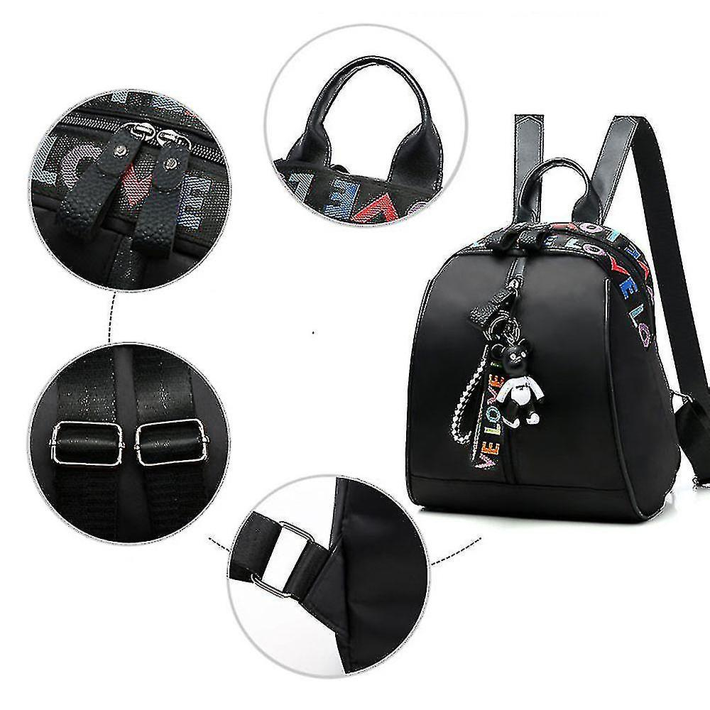 Foto 4 pulgar | Mochila Huoguo De Viaje Para Mujer, Impermeable, 20-35 L, Negra - Venta Internacional.