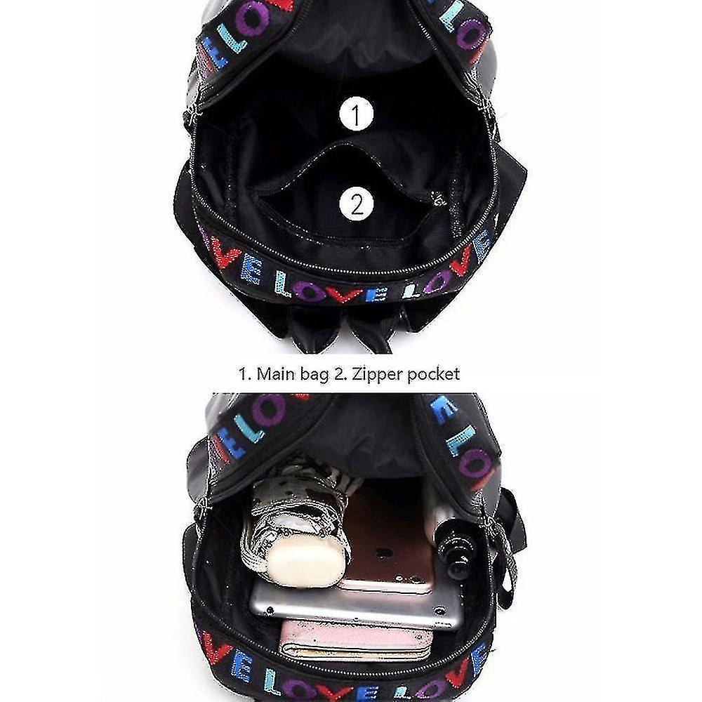 Foto 5 pulgar | Mochila Huoguo De Viaje Para Mujer, Impermeable, 20-35 L, Negra - Venta Internacional.