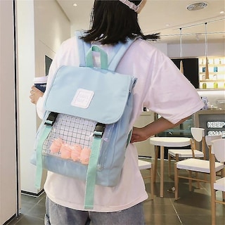 Foto 3 | Mochila Huoguo Cute Cartoon Transparente Para Mujer - Venta Internacional.