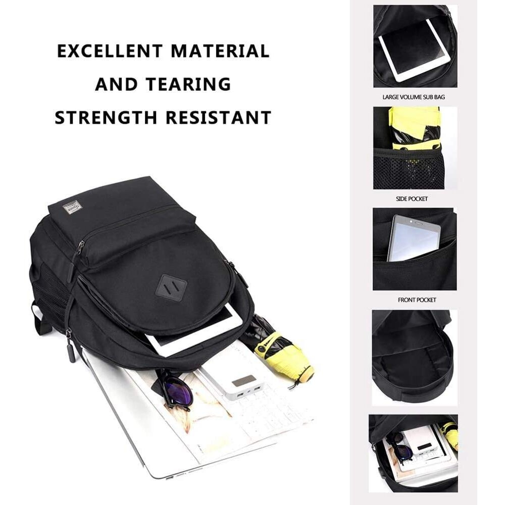 Foto 4 pulgar | Mochila Impermeable Sanlin Beans Para Niños Universitarios - Venta Internacional.