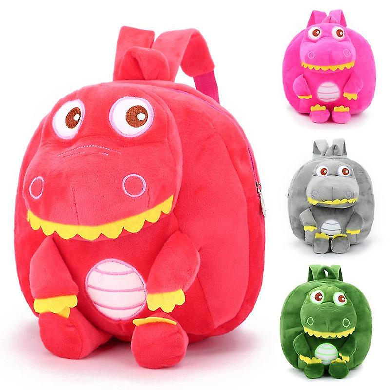 Foto 2 pulgar | Mochila De Felpa De Dinosaurio Roja (verde) Para Niños - Venta Internacional.