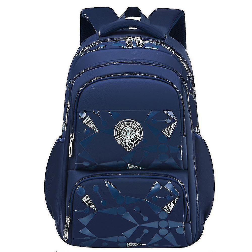 Foto 2 pulgar | Mochila Huoguo Royal Blue Oxford De Tela Impermeable Para Niños - Venta Internacional.