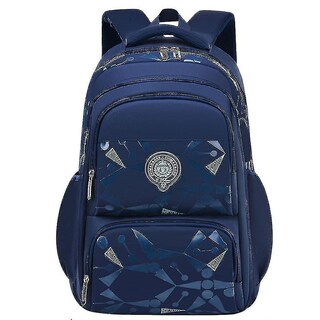 Foto 1 | Mochila Huoguo Royal Blue Oxford De Tela Impermeable Para Niños - Venta Internacional.