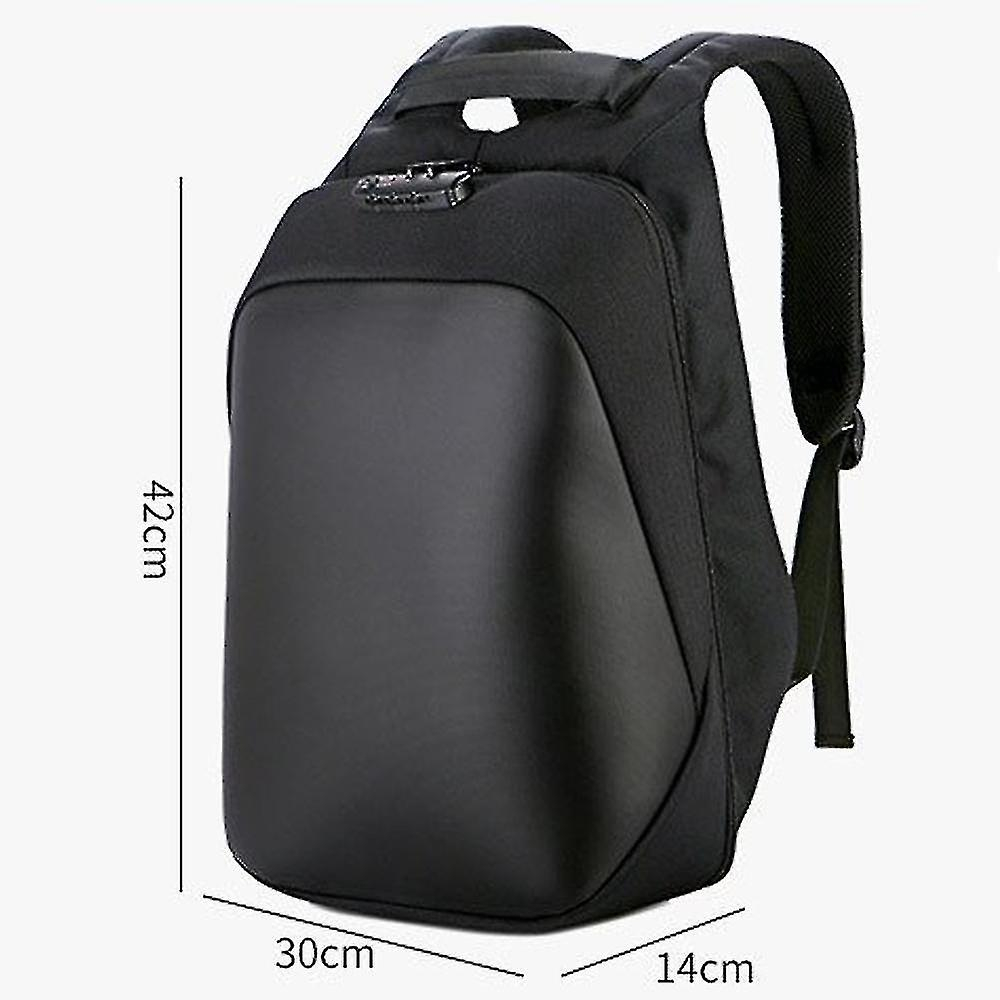 Foto 6 pulgar | Mochila Huoguo Antirrobo Impermeable Usb Para Hombre Gris - Venta Internacional.