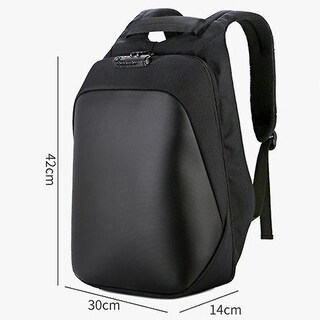 Foto 5 | Mochila Huoguo Antirrobo Impermeable Usb Para Hombre Gris - Venta Internacional.