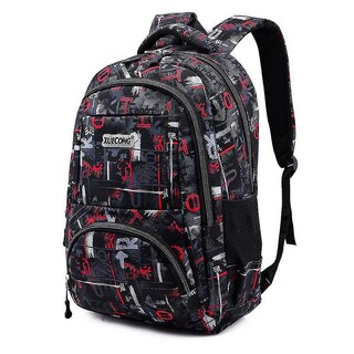 Foto 2 | Mochila Huoguo Youth Travel Street Waterproof 17.3l Negra - Venta Internacional.