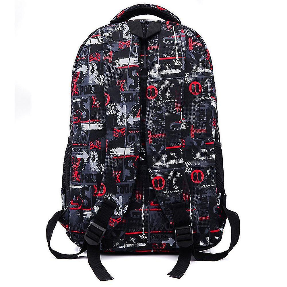 Foto 4 pulgar | Mochila Huoguo Youth Travel Street Waterproof 17.3l Negra - Venta Internacional.