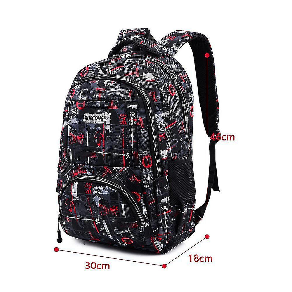 Foto 6 pulgar | Mochila Huoguo Youth Travel Street Waterproof 17.3l Negra - Venta Internacional.