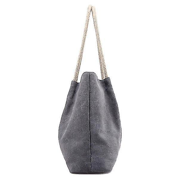 Foto 5 pulgar | Mochila Huoguo De Lona Para Mujer, Retro, Vintage, Gris, 39 X 30 X 11 Cm - Venta Internacional.