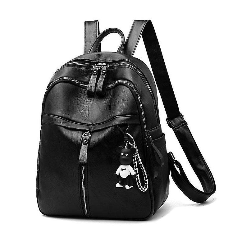 Foto 2 pulgar | Mochila Huoguo, Mochila Para Estudiantes, De Viaje, Piel Sintética, Impermeable - Venta Internacional.
