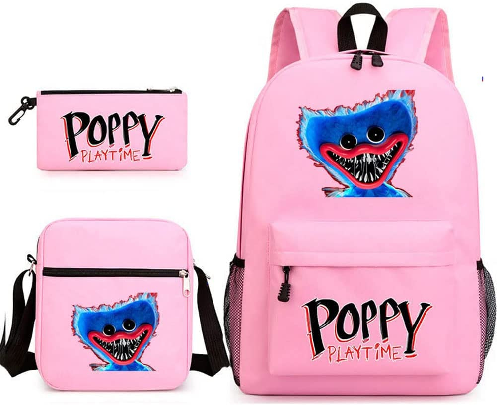 Mochila Huoguo Poppy Playtime/huggy Wuggy, Juego De 3 Piezas Para Niños - Venta Internacional.