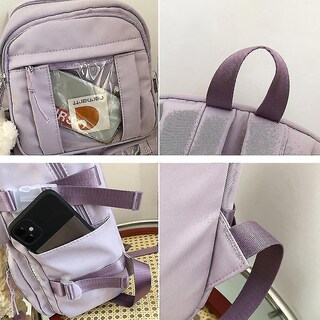Foto 3 | Mochila Huoguo Cartoon Transparente Impermeable Para Adolescentes - Venta Internacional.