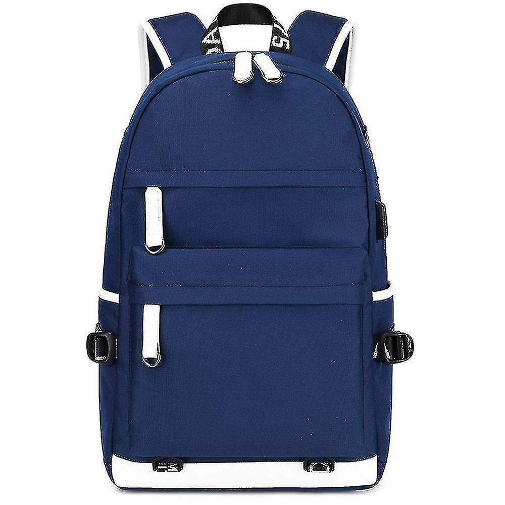 Foto 2 pulgar | Mochila Huoguo, Casual, Impermeable, De Viaje Para Hombre, Azul Marino - Venta Internacional.